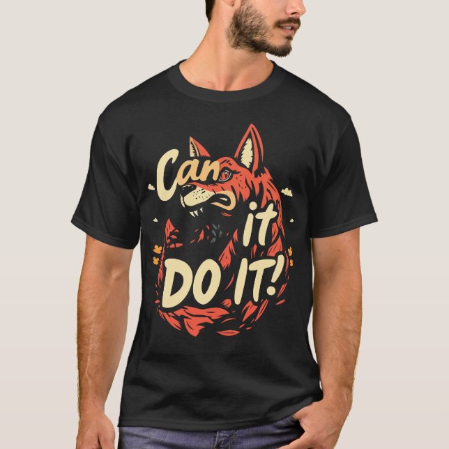 Can It - Do It T Shirt (Framsida)