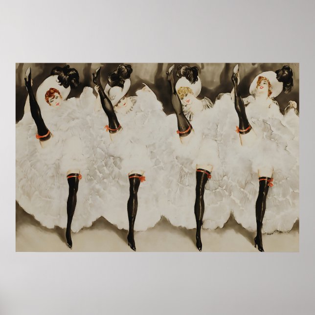 "Can" - Louis Icarts Art Deco Stil Poster (Framsidan)