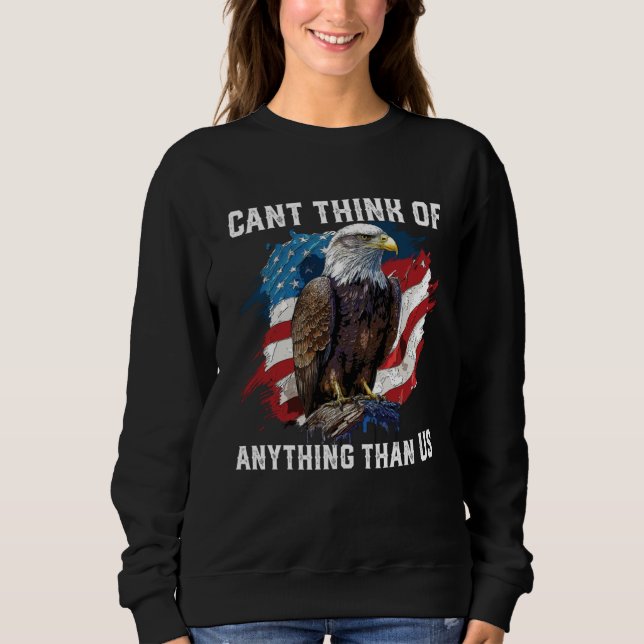 Can Think Of Anything Than US 4th Of July American T Shirt (Framsida)