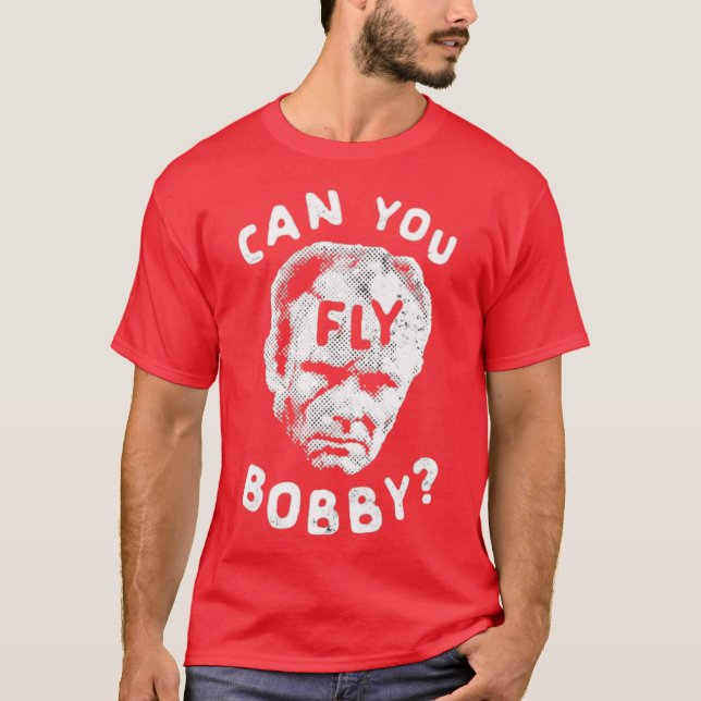 Can You Fly Bobby - Robocop T Shirt (Framsida)
