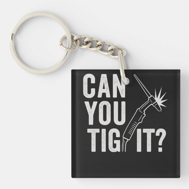 Can you TIG it? Acrylic keychain (Framsidan)