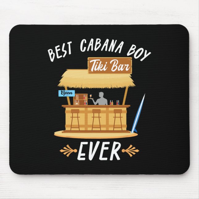 Cana Boy Tiki R Beach Limbo Surfing Rtender Servit Musmatta (Framsidan)