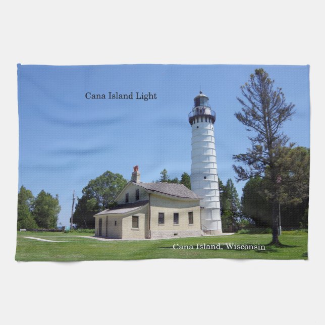 Cana Island Light kökshandduk (Horisontell)