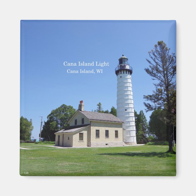 Cana Island Light magnet (Framsidan)