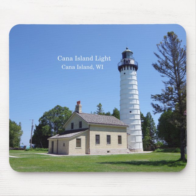 Cana Island Light Mousepad Musmatta (Framsidan)