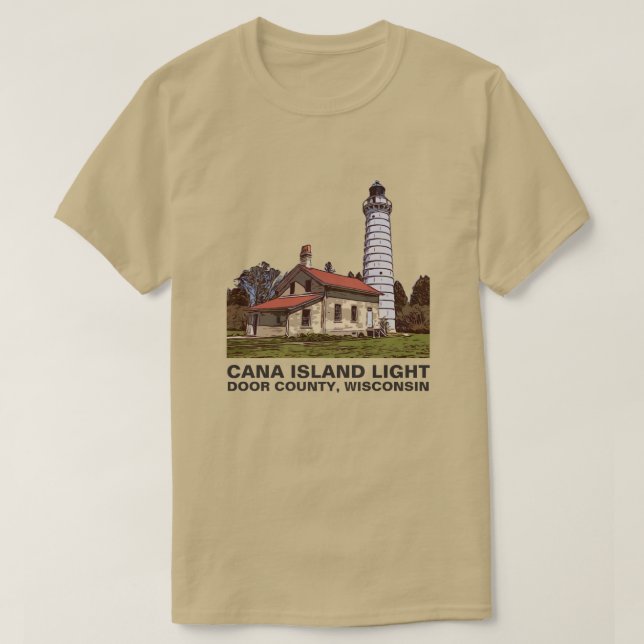 CANA ISLAND LIGHT T SHIRT (Design framsida)