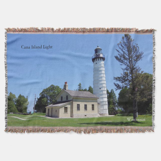 Cana Island Light vävd filt (Framsidan)