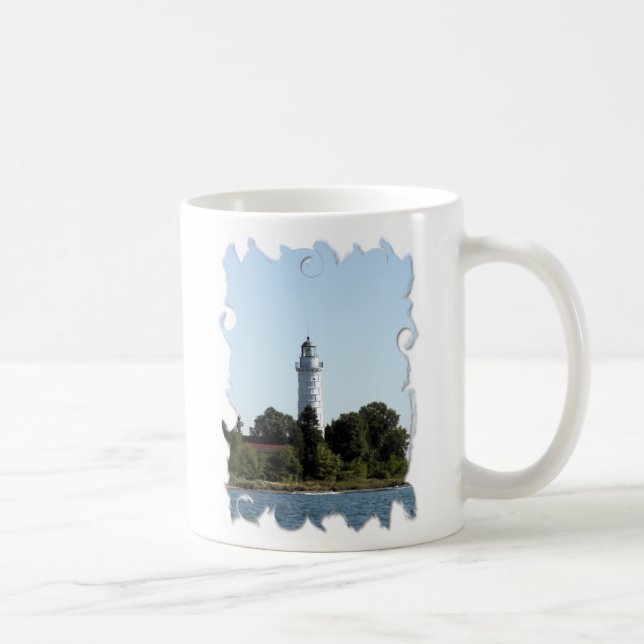Cana Island Lighthouse Door County WI Kaffemugg (Höger)