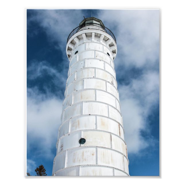 Cana Island Lighthouse Photography Print Fototryck (Framsidan)
