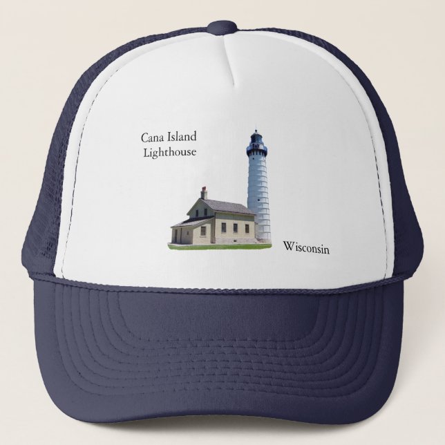 Cana Island Lighthouse truckerkeps (Framsida)