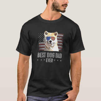 Canaan Hund Best Hund Pappa någonsin Retro USA Fl T Shirt