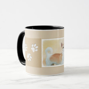 Canaan Hund Painting - Cute Original Hund Art Mugg