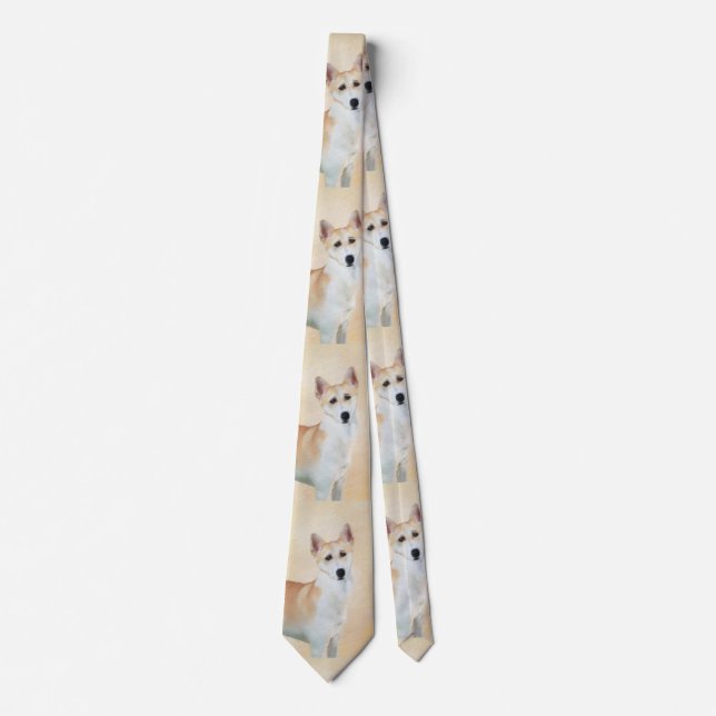 Canaan Hund Painting - Cute Original Hund Art Slips (Framsida)