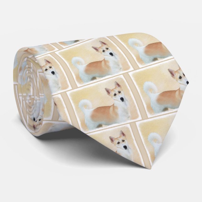 Canaan Hund Painting - Cute Original Hund Art Slips (Rullad)