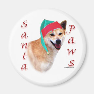 Canaan Hund Santa Tassar Magnet
