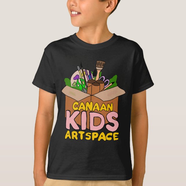 Canaan Kids Artspace T Shirt (Framsida)