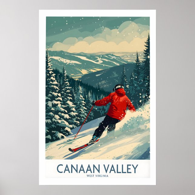 Canaan Valley skidrift 1 Poster (Framsidan)