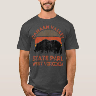 Canaan Valley State Park Väster Virginia Bear Natu T Shirt