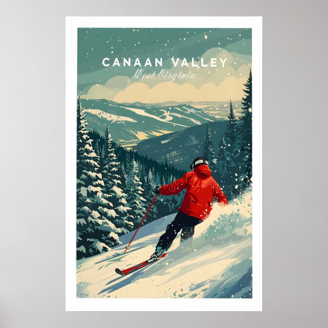 Canaan Valley Travel Poster 1 (Framsidan)