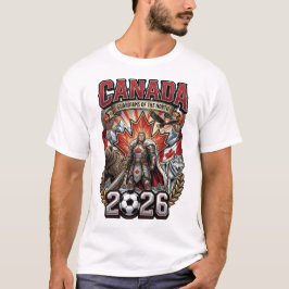 Canada 2026 Personlig Fotboll T-Shirt för Fans