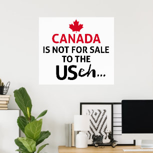 CANADA är inte avsett för försäljning till USA eh Poster