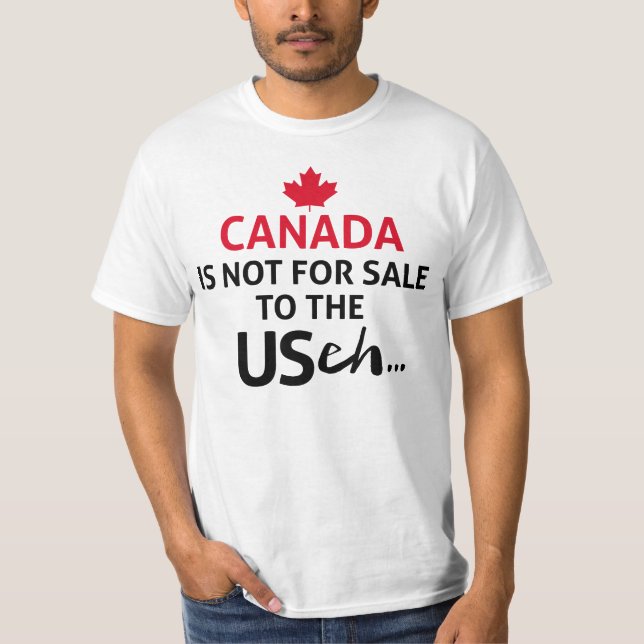 CANADA är inte avsett för försäljning till USA eh  T Shirt (Framsida)