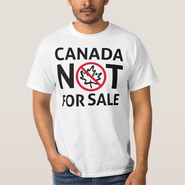 CANADA är inte för Sale Freedom Canadian Oh T Shirt (Framsida)