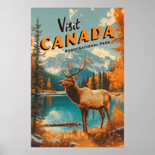 Canada Banff National Park Poster (Framsidan)