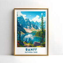 Canada Banff Nationalpark Poster
