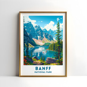 Canada Banff Nationalpark Poster