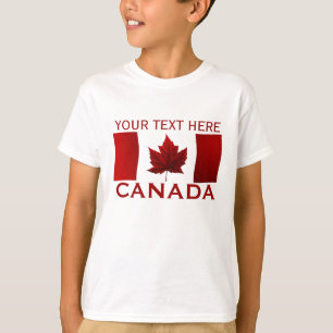 Canada Barn Shirt Canada Flagga Barn Sweatshirt Tee