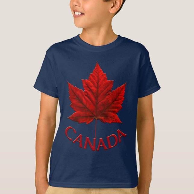 Canada Barn T-shirt Organic Anpassningsbar Canada  (Framsida)