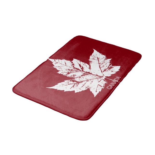 Canada Bath Mat Coola Anpassningsbar Canada Souven Badrumsmatta (Vinklad)
