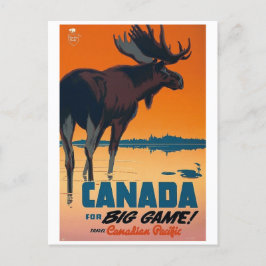 Canada big game vykort