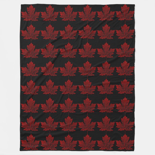 Canada Blanket Coola Canada Souvenir Fleece Blanke (Framsidan)