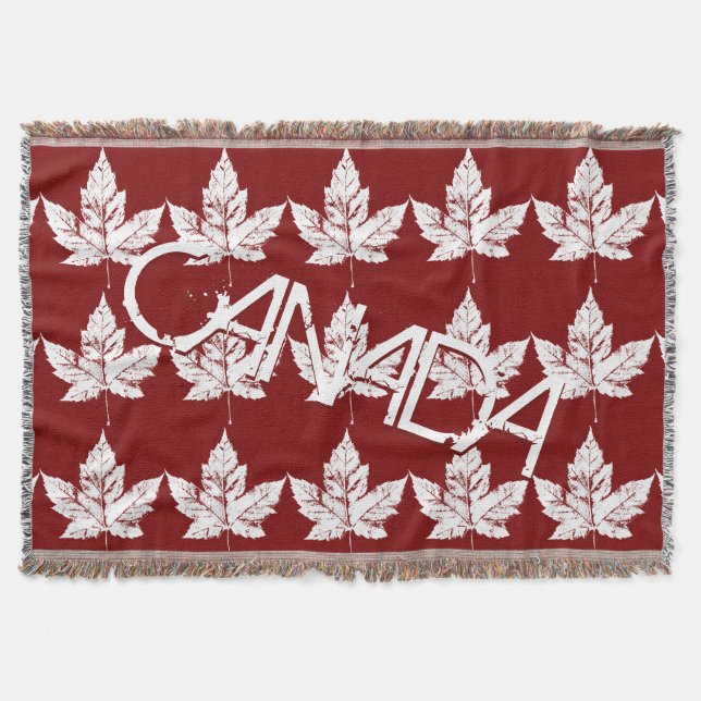 Canada Blanket Coola Canada Souvenir Throw Blanket Mysfilt (Framsidan)