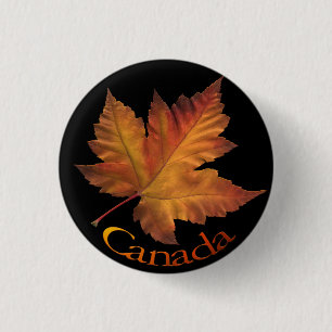 Canada Button Canada Maple Löv Souvenir Buttons Knapp