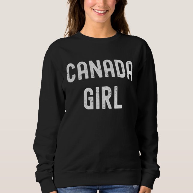 Canada   Canada Girl T Shirt (Framsida)