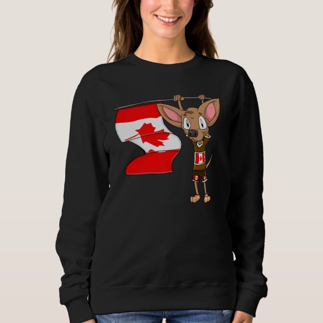 Canada Chihuahua T Shirt (Framsida)