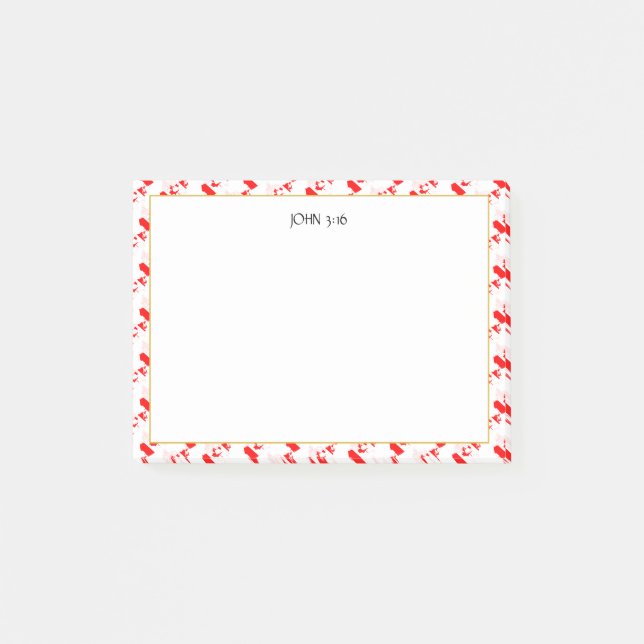 CANADA Christian Scripture Post-it Block (Framsida)