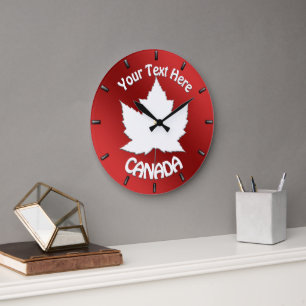 Canada Clock Canada Souvenir Wall Clock Customize Stor Klocka