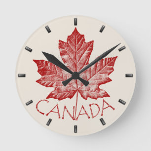 Canada Clock Coola Canada Souvenir Wall Clocks Gif Rund Klocka