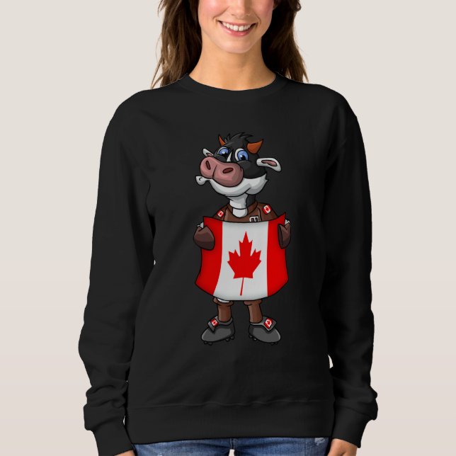 Canada Cow Fan T Shirt (Framsida)
