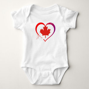 Canada Day Baby Body T Shirt