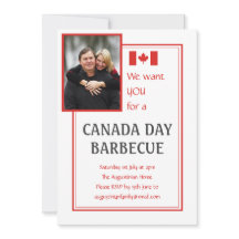 CANADA DAY BBQ BARBECUE Anpassade PHOTO