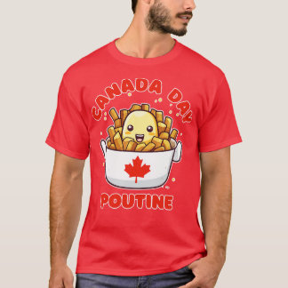 Canada Day Funny Kawaii Poutine T Shirt