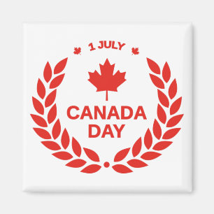 Canada Day-kransmagnet Magnet