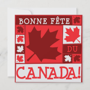 Canada Day Lönnblad Inbjudan