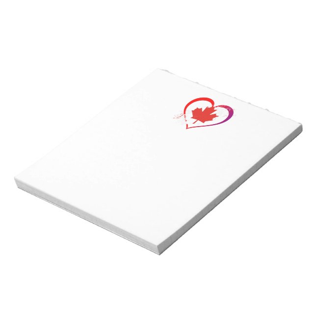 Canada Day Notepad Anteckningsblock (Roterad)