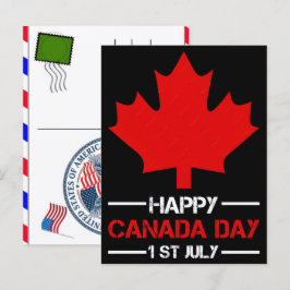 Canada Day & USA:s självständighetsdag 2026 firand Helg Vykort